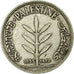 Moeda, Palestina, 100 Mils, 1935, EF(40-45), Prata, KM:7