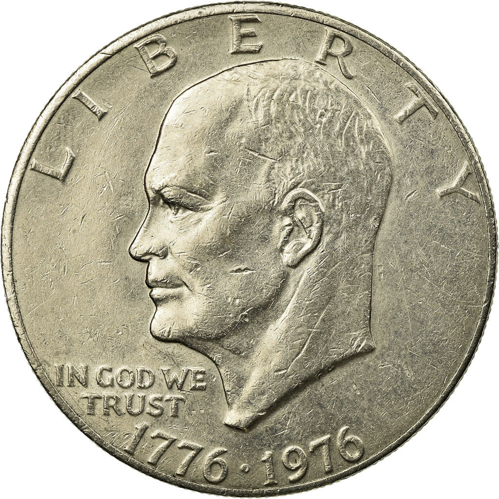 Coin, United States, Eisenhower Dollar, Dollar, 1976, U.S. Mint, Philadelphia