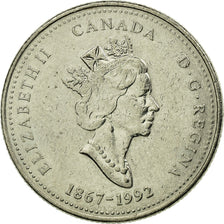 Coin, United States, Washington Quarter, Quarter, 1992, U.S. Mint, Philadelphia