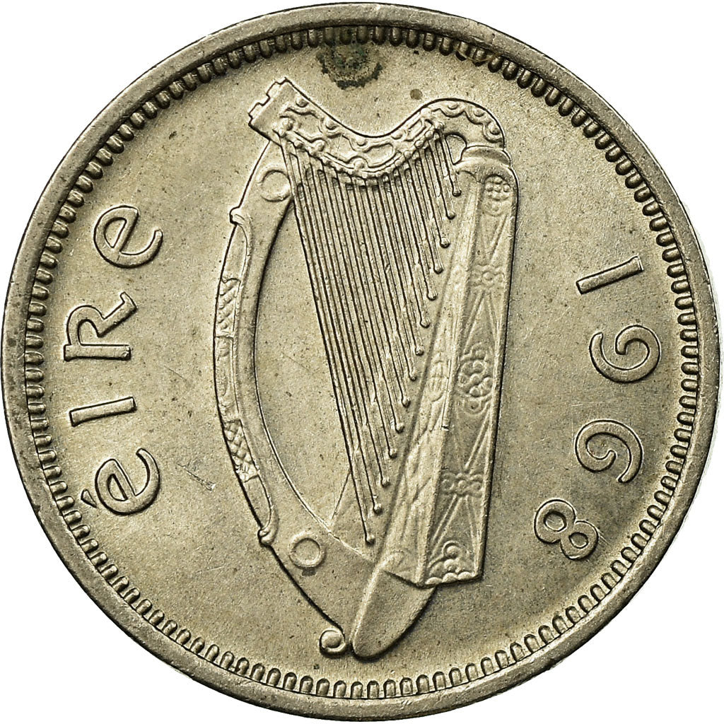 Coin, IRELAND REPUBLIC, 3 Pence, 1968, EF(40-45), Copper-nickel, KM:12a