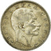 Moneda, Serbia, Peter I, Dinar, 1915, Paris, BC+, Plata, KM:25.3