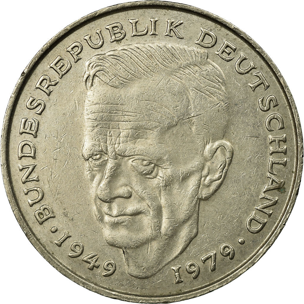 Coin, GERMANY - FEDERAL REPUBLIC, 2 Mark, 1979, Stuttgart, EF(40-45)