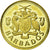 Moeda, Barbados, 5 Cents, 1973, Franklin Mint, MS(65-70), Latão, KM:11