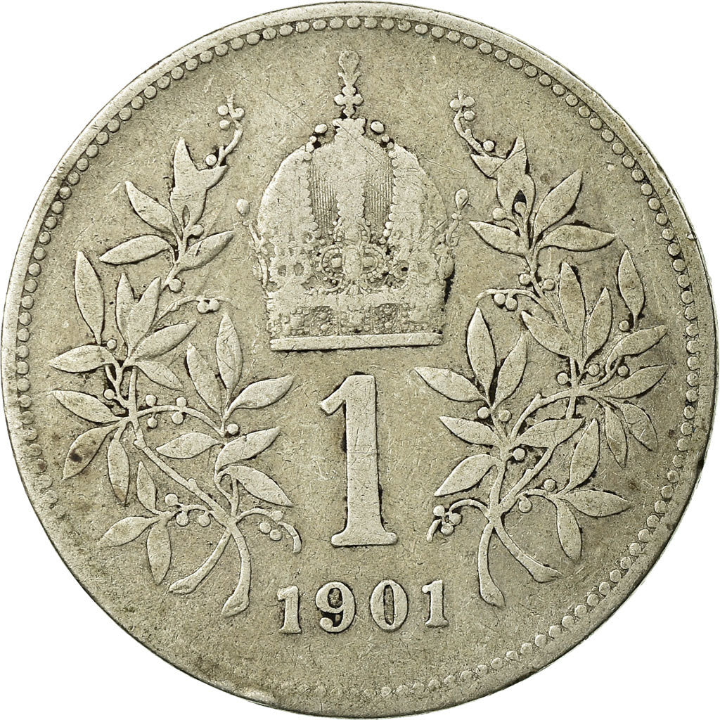 Münze, Österreich, Franz Joseph I, Corona, 1901, S, Silber, KM:2804