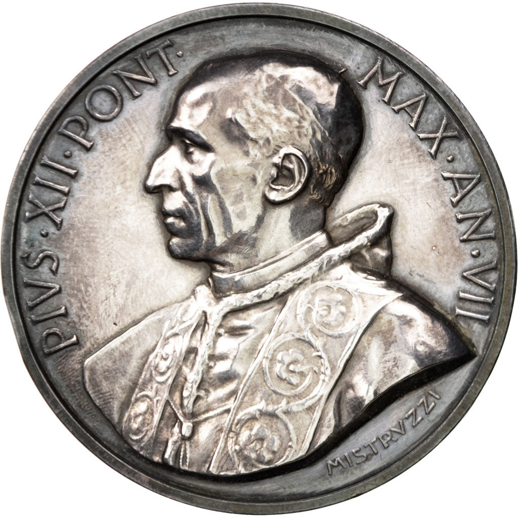 Vatican, Religions & beliefs, Medal, MS(60-62), Silver, 43, 39.10
