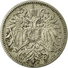 Coin, Austria, Franz Joseph I, 10 Heller, 1910, VF(30-35), Nickel, KM:2802
