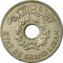 Coin, Lebanon, Piastre, 1925, Paris, EF(40-45), Copper-nickel, KM:3