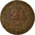 Moneta, Paesi Bassi, William III, 2-1/2 Cent, 1880, MB+, Bronzo, KM:108.1