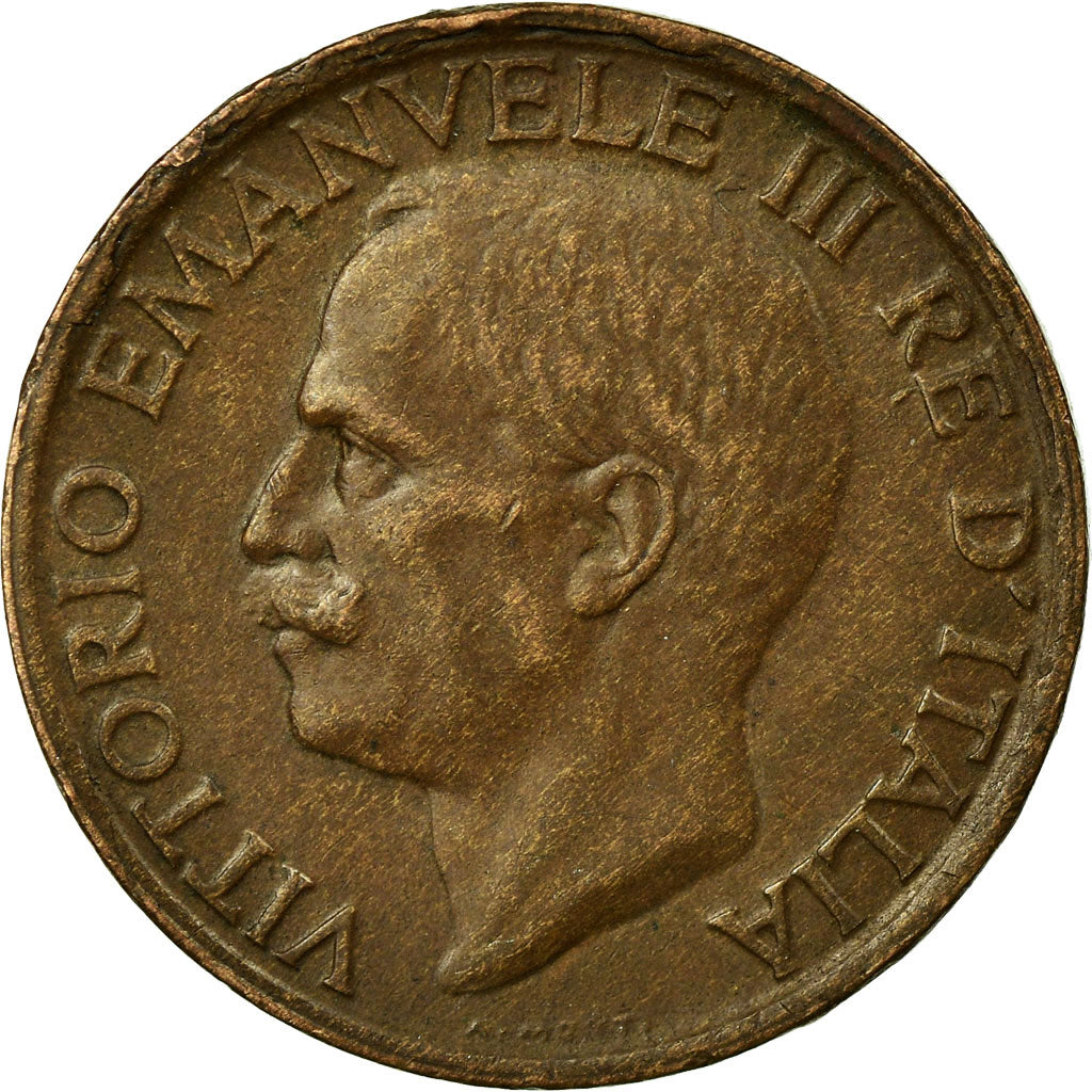 Coin, Italy, Vittorio Emanuele III, 10 Centesimi, 1920, Rome, EF(40-45), Bronze
