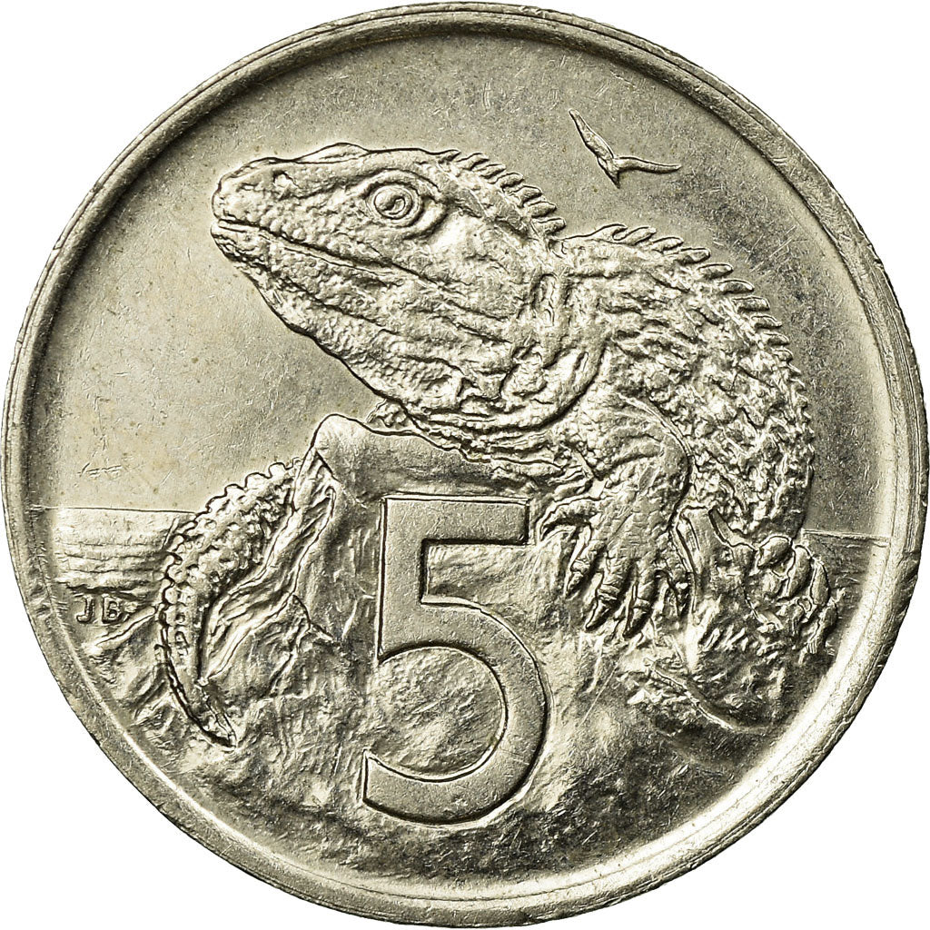 Münze, Neuseeland, Elizabeth II, 5 Cents, 1978, SS, Copper-nickel, KM:34.1