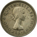 Moneta, Nowa Zelandia, Elizabeth II, 3 Pence, 1953, VF(30-35), Miedź-Nikiel