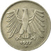 Coin, GERMANY - FEDERAL REPUBLIC, 5 Mark, 1977, Munich, EF(40-45), Copper-Nickel
