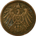 Münze, GERMANY - EMPIRE, Wilhelm II, 2 Pfennig, 1911, Berlin, SS, Kupfer, KM:16
