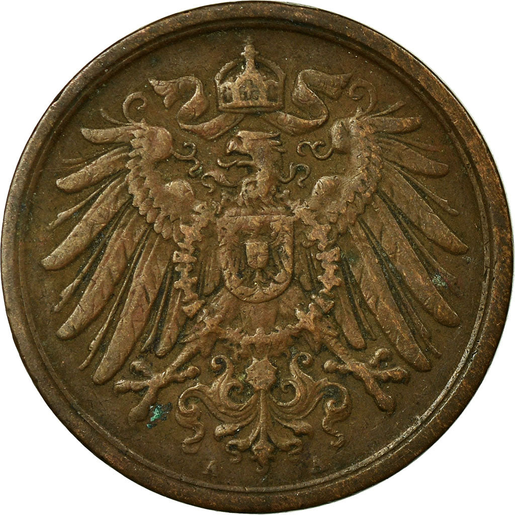 Moeda, ALEMANHA - IMPÉRIO, Wilhelm II, 2 Pfennig, 1916, Berlin, EF(40-45)
