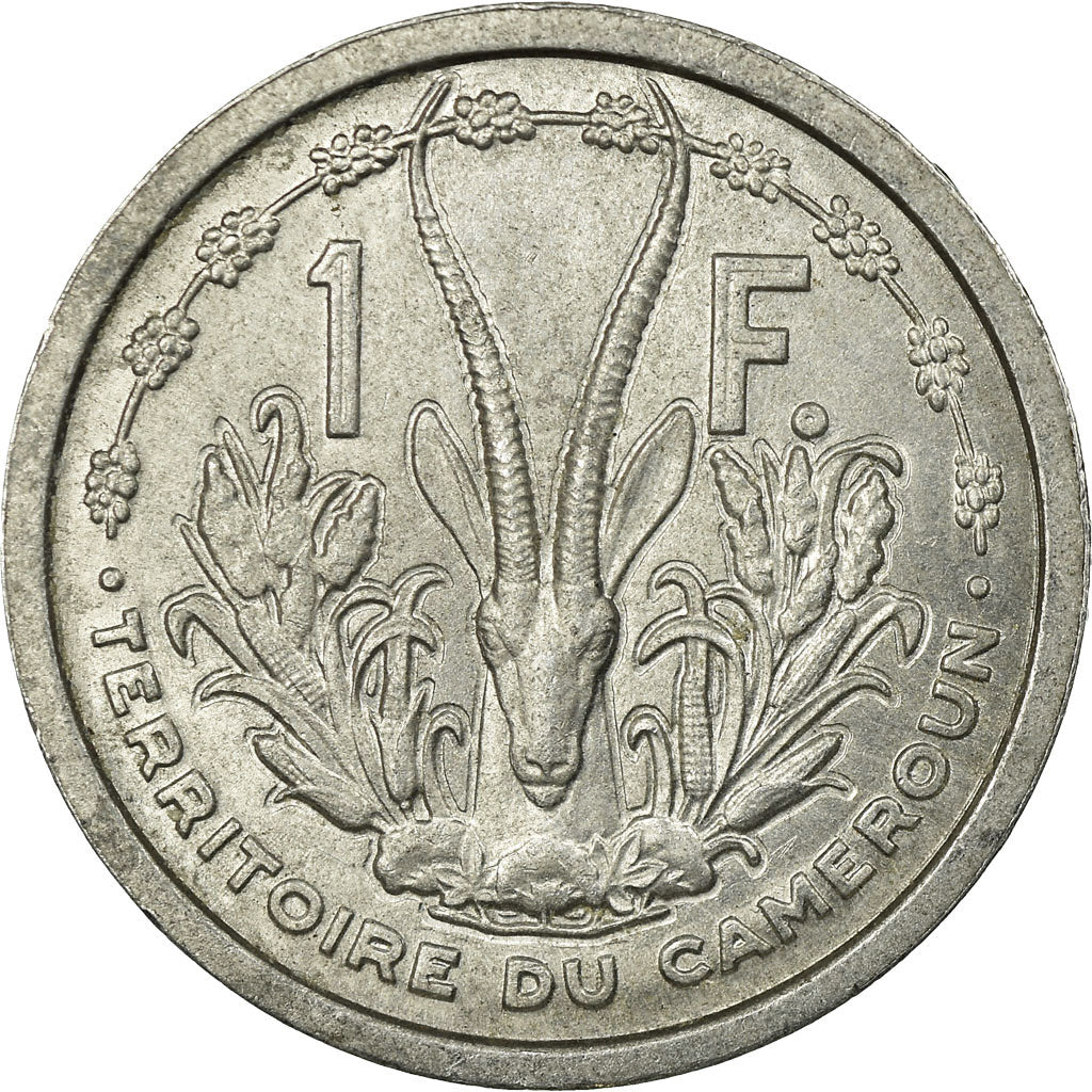 Coin, Cameroon, Franc, 1948, Paris, EF(40-45), Aluminum, KM:8