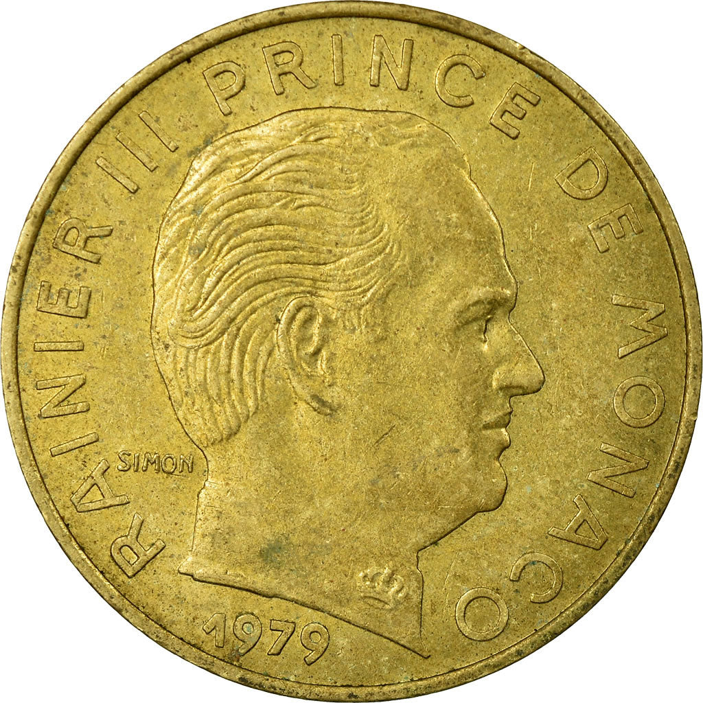 Coin, Monaco, Rainier III, 20 Centimes, 1979, VF(30-35), Aluminum-Bronze, KM:143