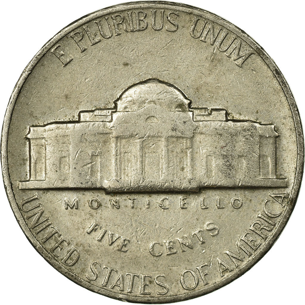 Coin, United States, Jefferson Nickel, 5 Cents, 1965, U.S. Mint, VF(30-35)