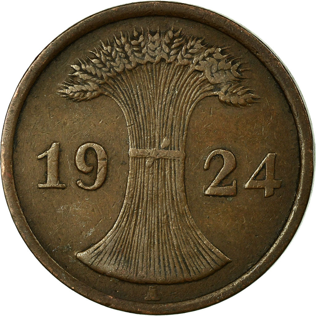 Monnaie, Allemagne, République de Weimar, 2 Rentenpfennig, 1924, Berlin, TTB