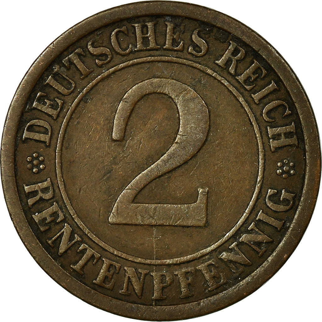 Monnaie, Allemagne, République de Weimar, 2 Rentenpfennig, 1924, Berlin, TTB