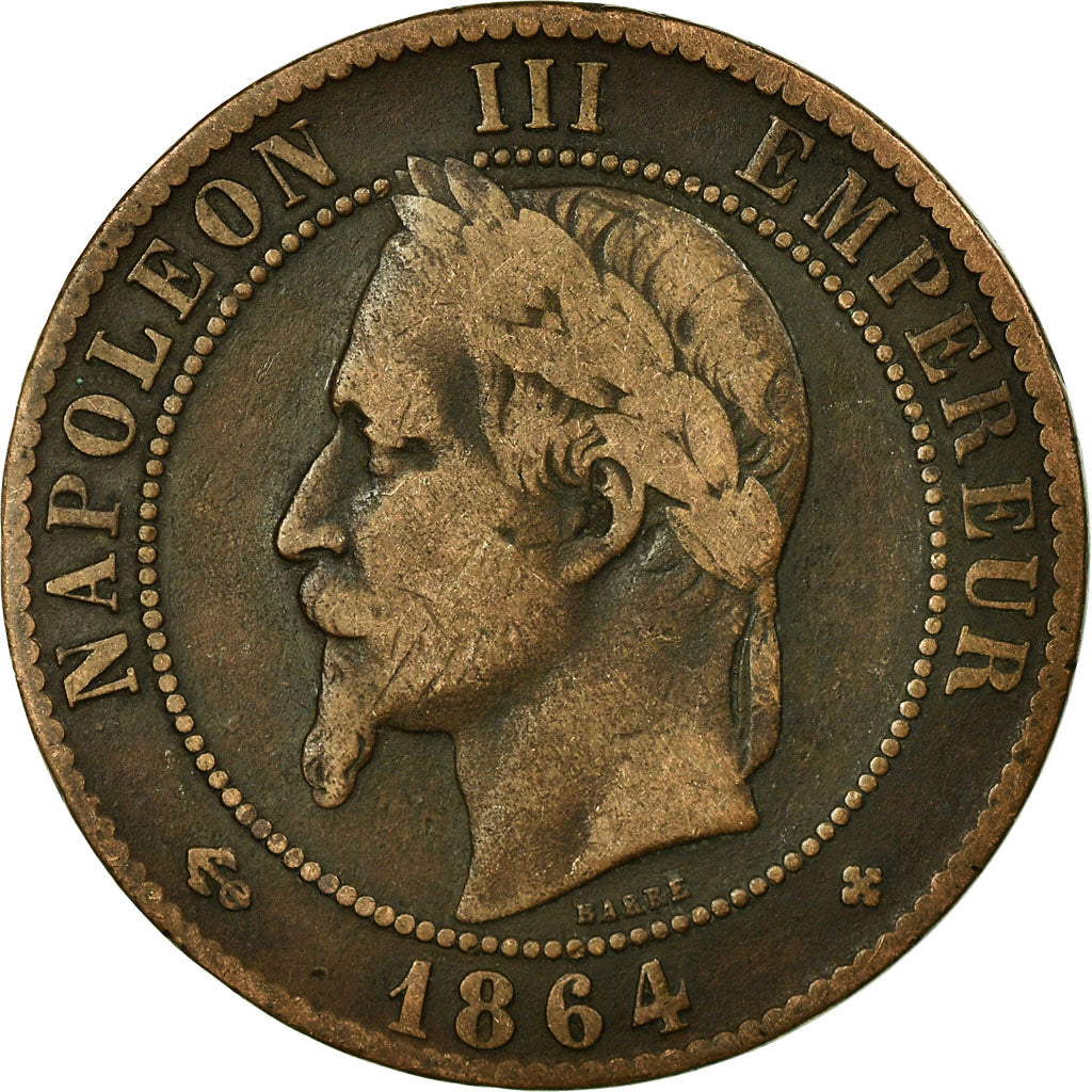 Coin, France, Napoleon III, Napoléon III, 10 Centimes, 1925, Strasbourg