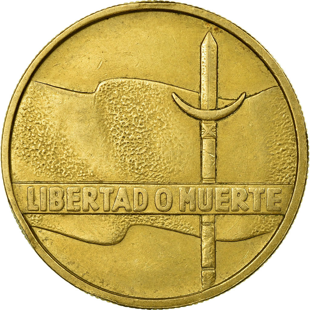 Coin, Uruguay, 5 Nuevos Pesos, Undated (1975), Santiago, EF(40-45)