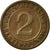Moneda, ALEMANIA - REPÚBLICA DE WEIMAR, 2 Rentenpfennig, 1924, Berlin, BC+