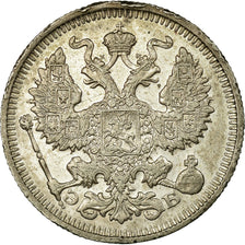 Coin, Russia, Nicholas II, 20 Kopeks, 1912, Saint-Petersburg, EF(40-45), Silver