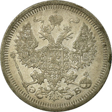 Coin, Russia, Nicholas II, 20 Kopeks, 1908, Saint-Petersburg, EF(40-45), Silver