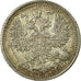 Monnaie, Russie, Nicholas II, 5 Kopeks, 1912, Saint-Petersburg, TTB, Argent
