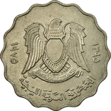 Monnaie, Libya, 50 Dirhams, 1975/AH1395, TTB, Copper-nickel, KM:16