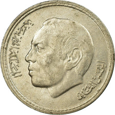 Coin, Morocco, al-Hassan II, 5 Dirhams, 1975/AH1395, Paris, EF(40-45)
