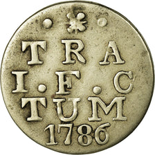 Moneta, Paesi Bassi, UTRECHT, 2 Stuivers, Double Wapenstuiver, 1786, BB