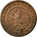 Coin, Netherlands, William III, 1/2 Cent, 1885, EF(40-45), Bronze, KM:109.1