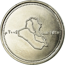 Coin, Iraq, 100 Dinars, 2004 / AH1425, MS(65-70), Stainless Steel, KM:177