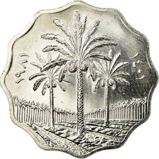 Monnaie, Iraq, 10 Fils, 1981/AH1401, FDC, Stainless Steel, KM:126a
