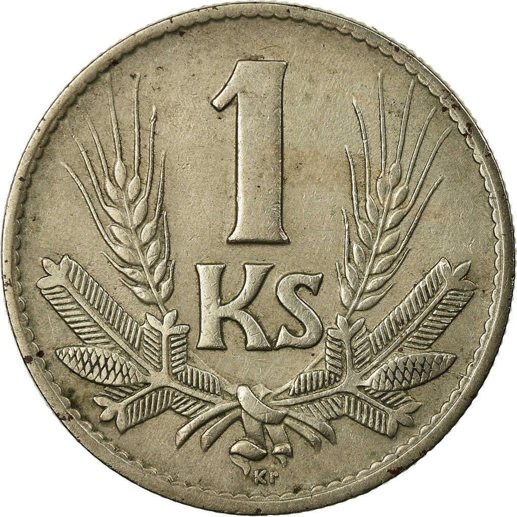 Coin, Slovakia, Koruna, 1942, AU(55-58), Copper-nickel, KM:6