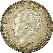 Coin, Netherlands, Wilhelmina I, 2-1/2 Gulden, 1932, EF(40-45), Silver, KM:165