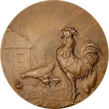 France, Medal, French Third Republic, Fauna, AU(55-58), Bronze