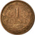 Coin, Netherlands, Wilhelmina I, Cent, 1939, EF(40-45), Bronze, KM:152