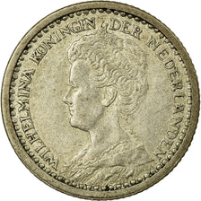 Coin, Netherlands, Wilhelmina I, 10 Cents, 1925, EF(40-45), Silver, KM:145