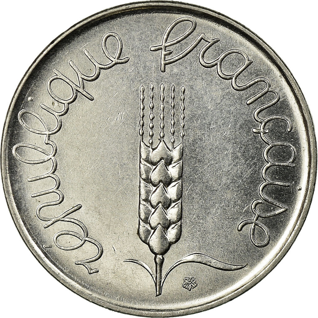 Munten, Frankrijk, Épi, 5 Centimes, 1961, Paris, ZF, Stainless Steel, KM:927