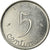 Moneda, Francia, Épi, 5 Centimes, 1961, Paris, MBC, Acero inoxidable, KM:927