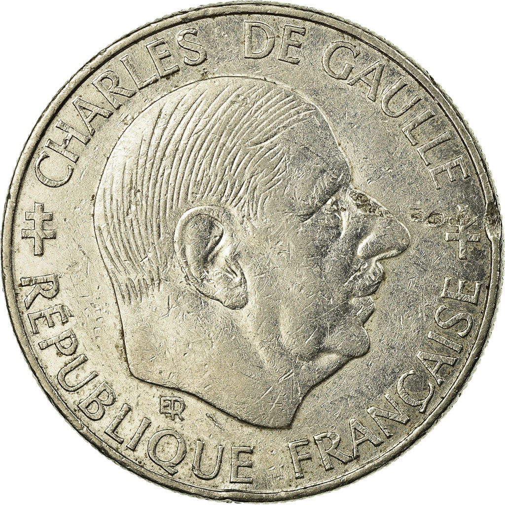 Münze, Frankreich, Charles de Gaulle, Franc, 1988, Paris, S, Nickel, KM:963