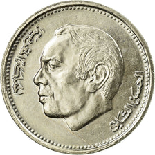 Coin, Morocco, al-Hassan II, 1/2 Dirham, 1987/AH1407, Paris, AU(55-58)