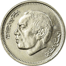 Coin, Morocco, al-Hassan II, 1/2 Dirham, 1987/AH1407, Paris, AU(50-53)