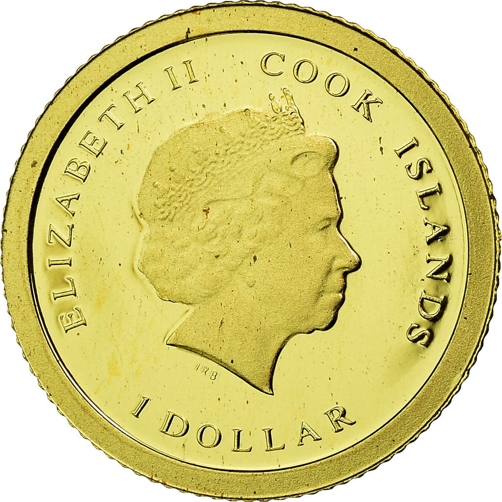 Monnaie, Îles Cook, Dollar, 2013, FDC, Or