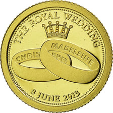 Coin, Cook Islands, Dollar, 2013, The Royal Wedding, MS(65-70), Gold