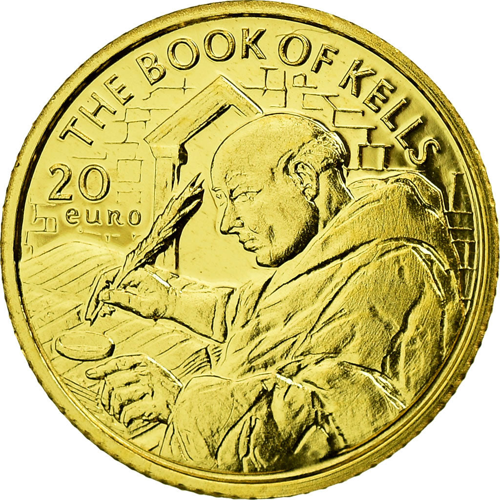 IRELAND REPUBLIC, 20 Euro, 2014, MS(65-70), Gold, KM:73