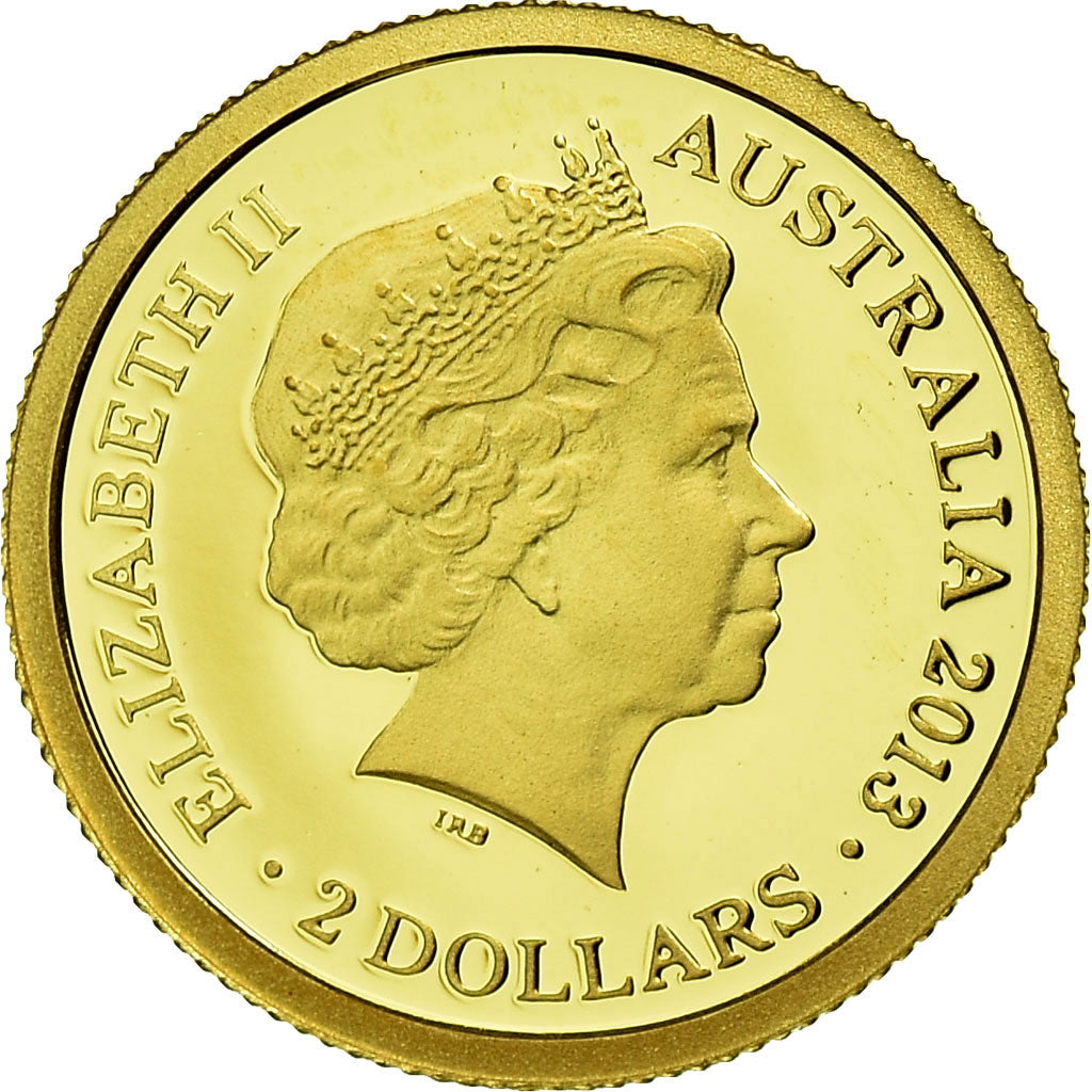 Moneta, Australia, 2 Dollars, 2013, MS(65-70), Złoto, KM:1959