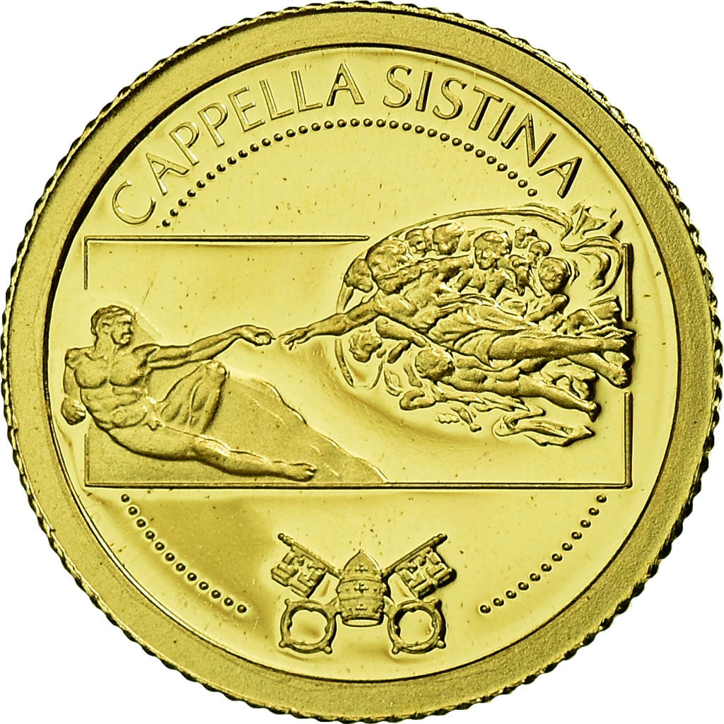 Coin, Liberia, 12 Dollars, 2010, MS(65-70), Gold